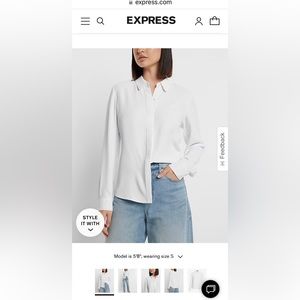 Express Portofino Shirt - White & Black